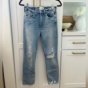 McGuire Denim distressed light blue jeans